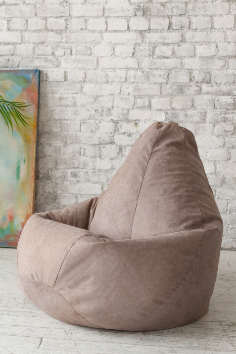 Кресло для отдыха, Кресло Мешок Груша,Велюр  XL 125х85