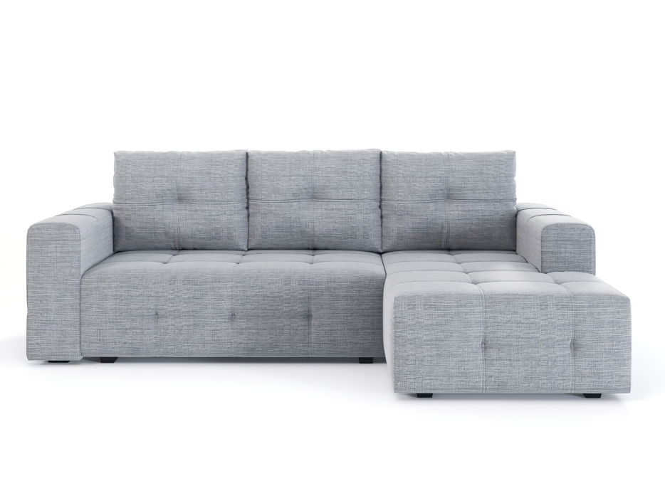 Диваны угловые в гостиную, Диван-кровать угловой Прадо, еврокнижка, рогожка