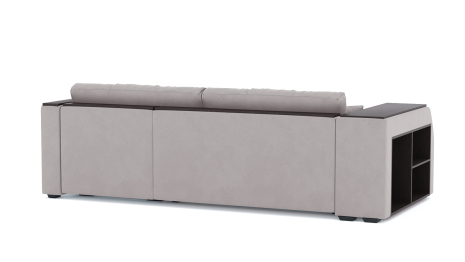 Диван-кровать угловой Брюссель дельфин, велюр