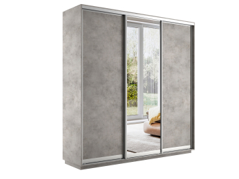 Шкаф-купе Экспресс Медиум (1 зеркало) трио 2200 x 2400 x 600