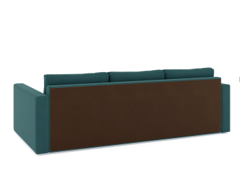 Диван-кровать угловой Турин дельфин, велюр