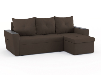 Диван-кровать угловой Дубай Майами еврокнижка трехсекционная, велюр