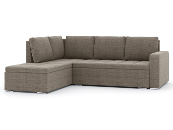 Диван-кровать угловой еврокнижка Бромен, рогожка Люкс