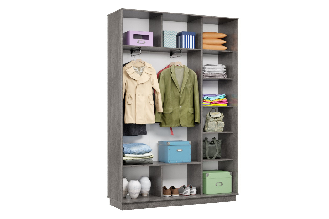 Шкафы-купе 2-х дверные, Шкаф-купе Премьер 11 (11ЗГ;11ЗГ) фасады зеркало графит/двухдверный/Профиль чёрный муар