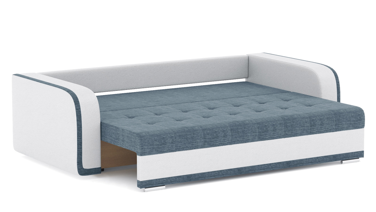 Диваны еврокнижки, Диван-кровать Генри еврокнижка, рогожка+кож.зам