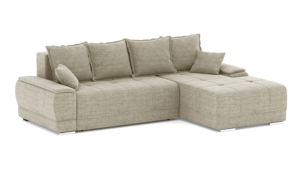 Гостиная, Диван-кровать угловой Нордвикс Мини, рогожка