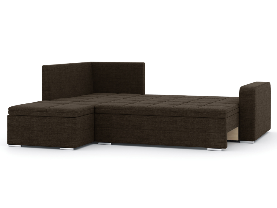 Диваны угловые в гостиную, Диван-кровать угловой еврокнижка Бромен, рогожка Люкс