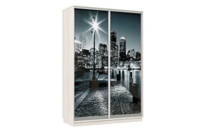 Шкаф-купе Премьер Лайт 04 Мини Ф-1356 двухдверный