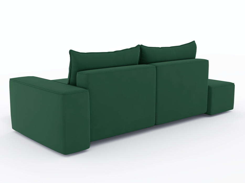 Диваны угловые в гостиную, Диван-кровать угловой Кензо еврокнижка, велюр