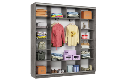 Шкаф-купе Премьер Лайт 35 (08;08;08) трехдверный