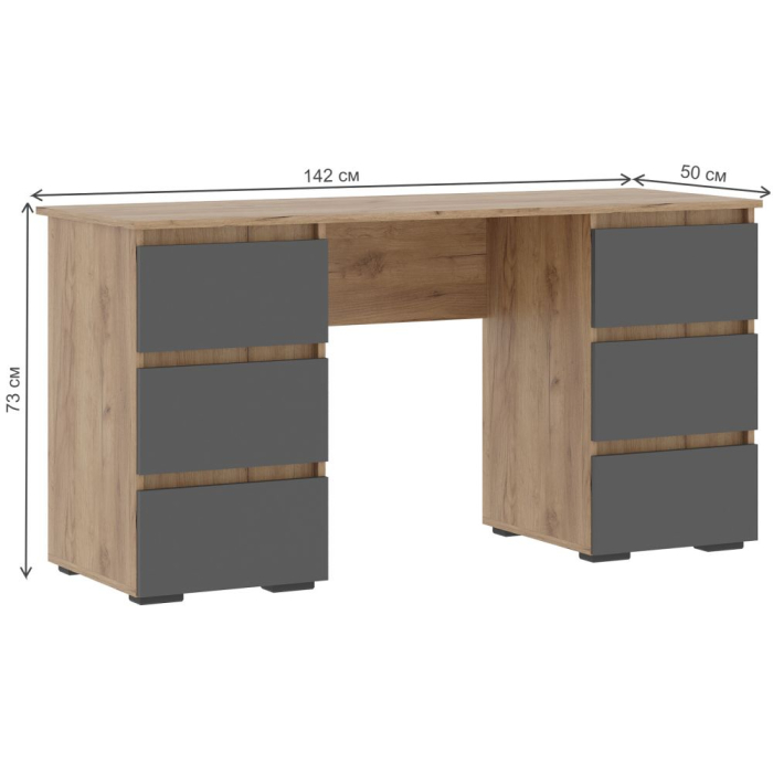 Прямые компьютерные столы, Письменный стол Элла ПС 02