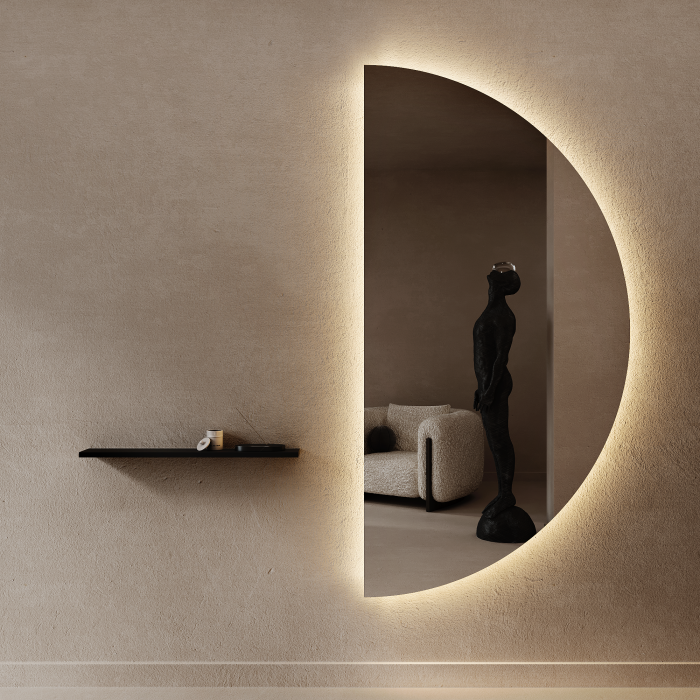 Зеркала в спальню, Зеркало арка большое с подсветкой RONTUS NF LED XL