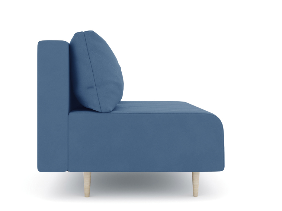 Дизайнерские диваны для гостиной, Диван прямой нераскладной Милли мини 2-х  местный без подлокотников, велюр