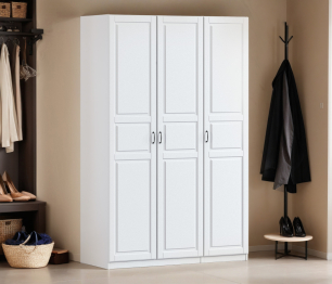 Шкаф трехдверный Макс 1500 мм, вариант №4 (ЛДСП/МДФ)