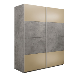 Шкаф-купе Эста 2-х дверный ДСП/Стекла фисташка/Доводчик 160х66х240