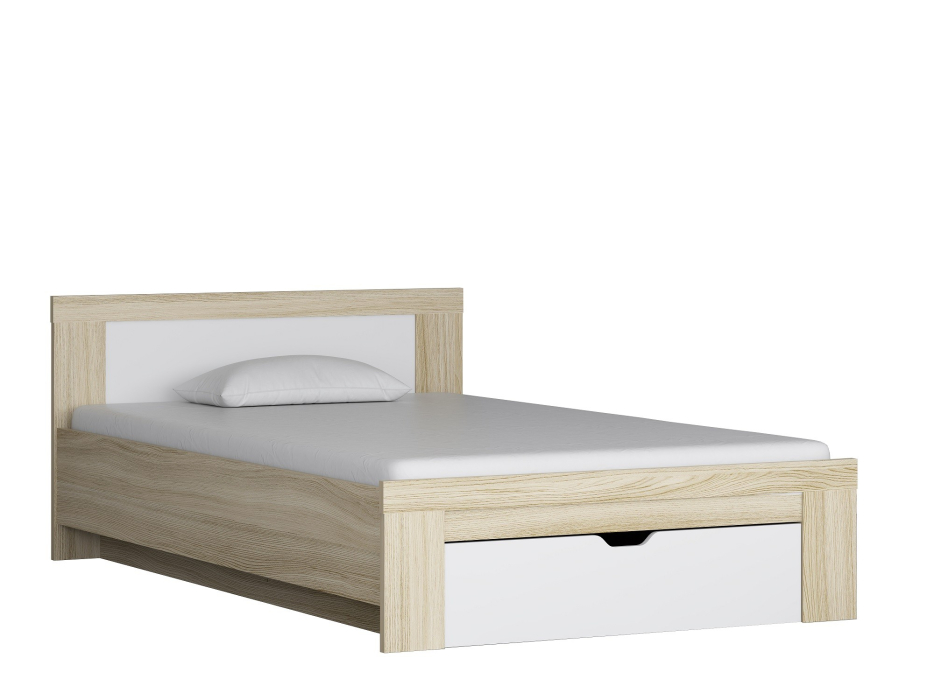 Кровати 120х200, Кровать полутороспальная с ящиком ДЕЛЬТА Next 19.03