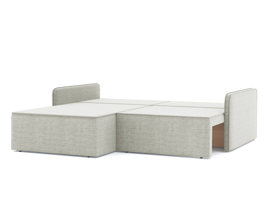 Диваны угловые в гостиную, Диван-кровать угловой еврокнижка Блюм, рогожка Люкс