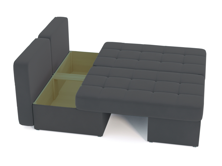 Диваны угловые в гостиную, Диван-кровать угловой Оливер еврокнижка-трансформер, велюр