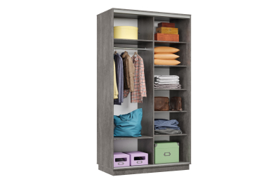 Шкаф-купе Премьер Лайт 04 Мини Ф-1356 двухдверный