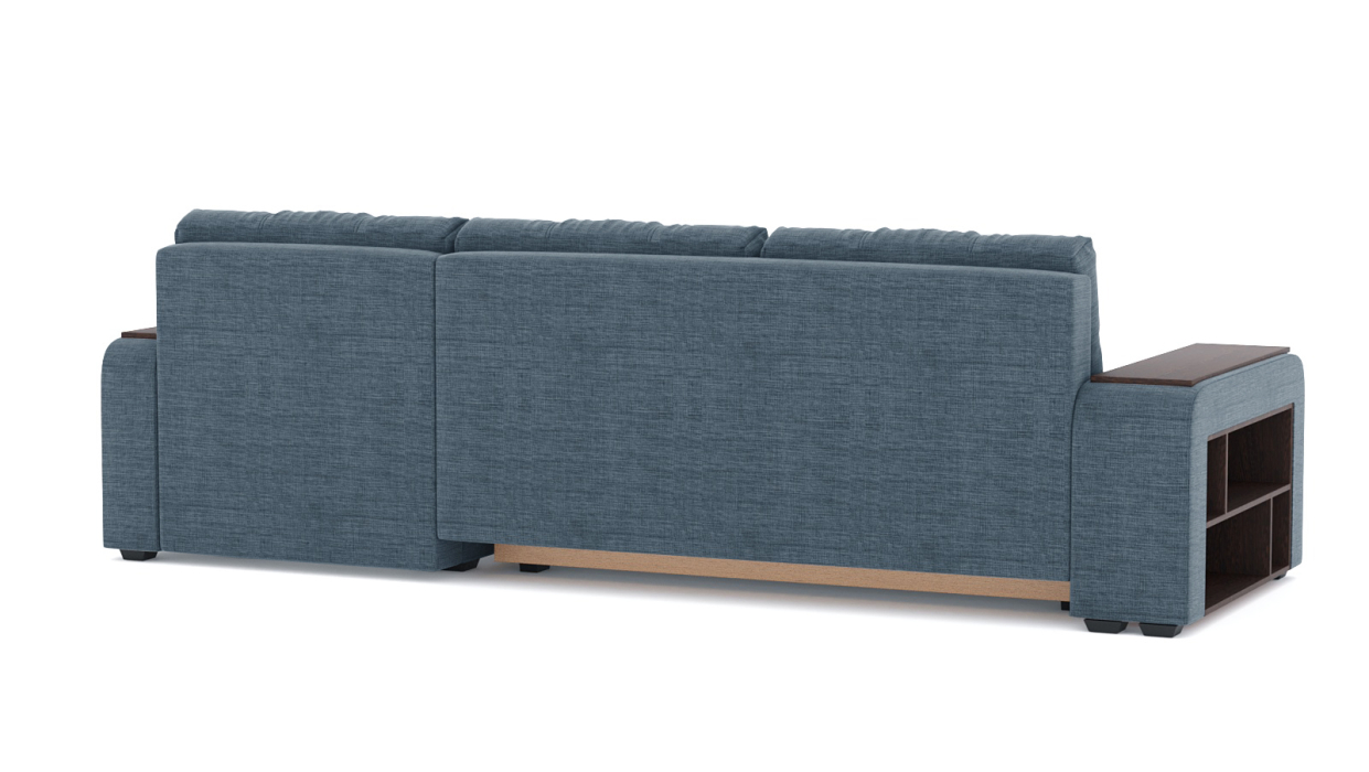 Диваны еврокнижки, Диван-кровать угловой Милан ПБ еврокнижка, рогожка