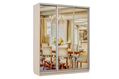 Шкаф-купе Премьер Лайт 34 (11;11;11) трехдверный