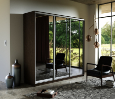 Шкафы-купе, Шкаф-купе Экспресс Экспенс трио 2400 x 2400 x 600