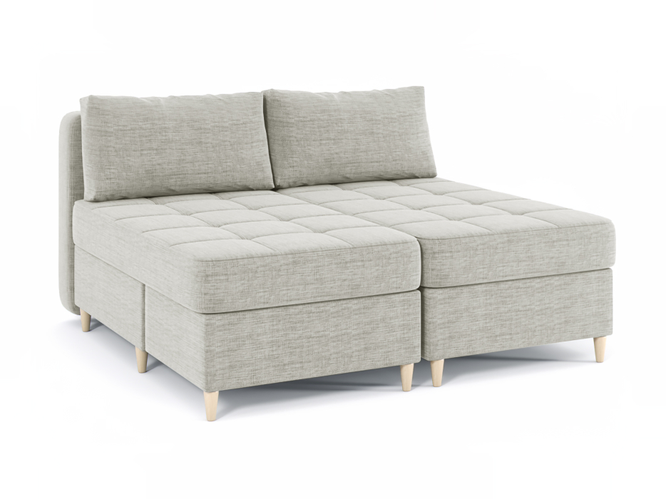 Диваны угловые в гостиную, Диван-кровать угловой Оливер 2 еврокнижка-трансформер, рогожка Люкс