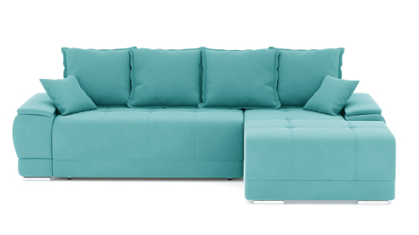 Диван-кровать угловой Нордвикс Мини, велюр