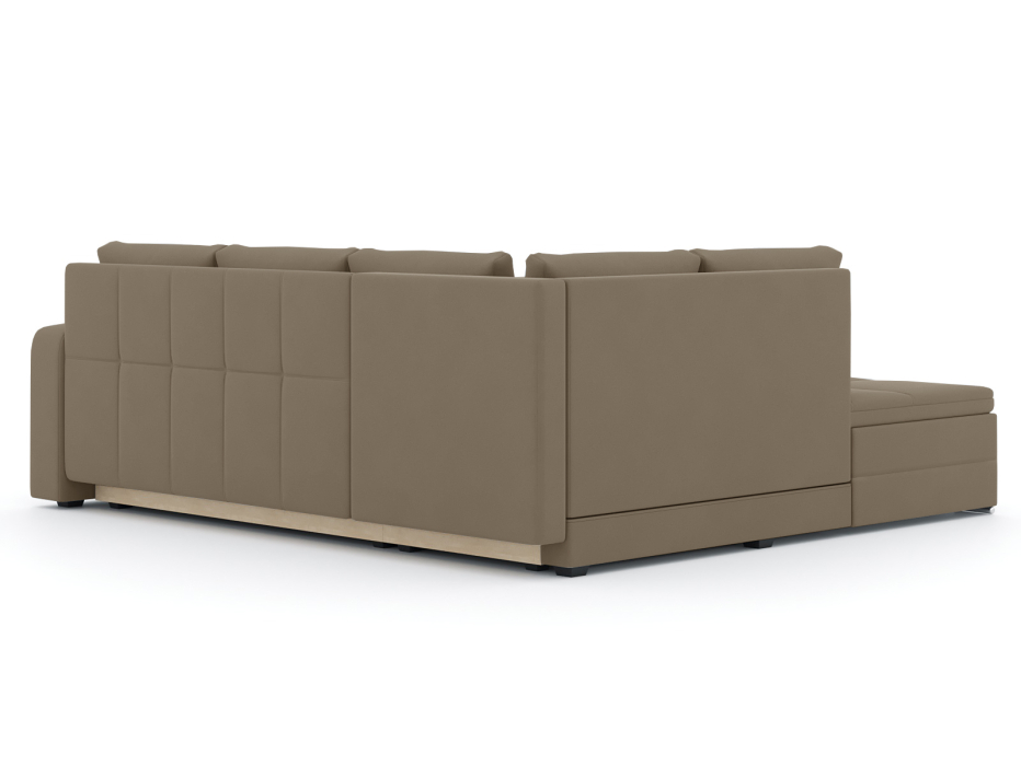 Диваны угловые в гостиную, Диван-кровать угловой еврокнижка Бромен, рогожка