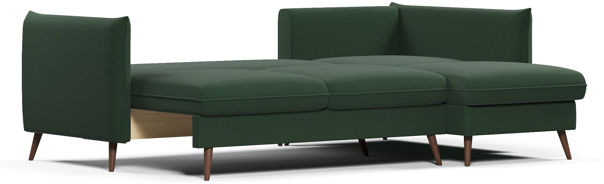 Диваны угловые, Диван угловой Пекин еврокнижка, велюр