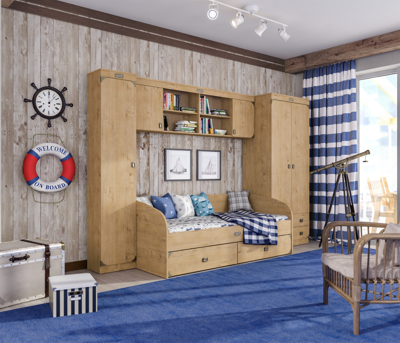 Для девочек, Фрегат набор с кроватью L-3380