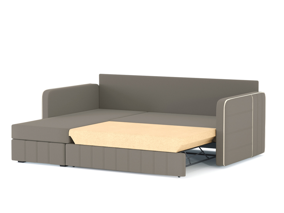 Диваны угловые в гостиную, Диван-кровать угловой Cлим дельфин, велюр