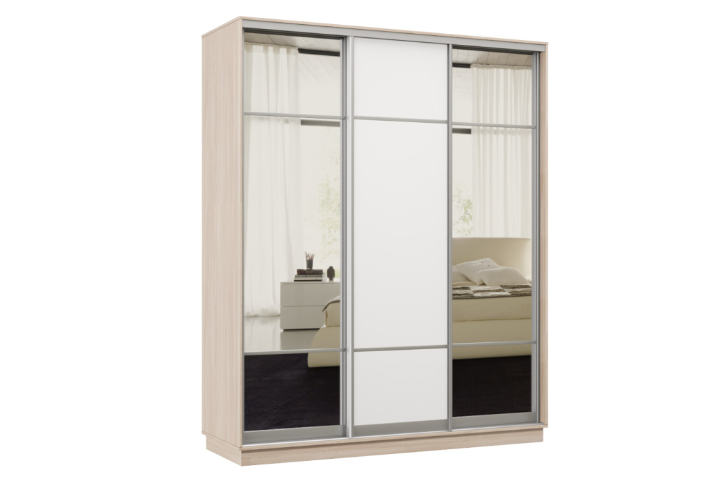 Шкафы-купе, Шкаф-купе Премьер Лайт 33 (11;08;11) трехдверный