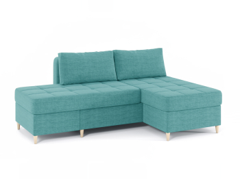 Диван-кровать угловой Оливер 2 еврокнижка-трансформер, рогожка