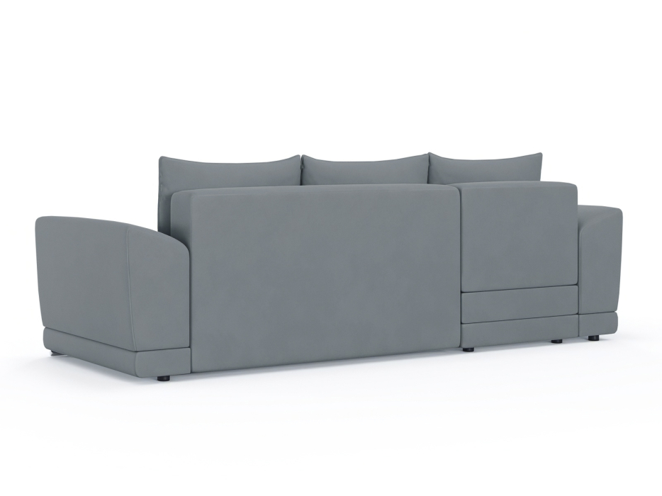 Диваны угловые в гостиную, Диван-кровать угловой Рентон еврокнижка, велюр