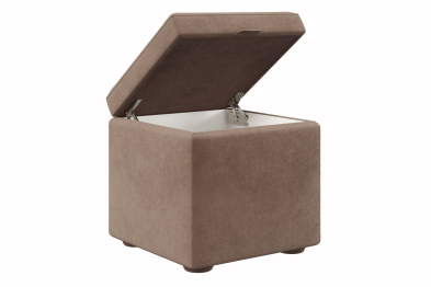 Пуф 01 мягкий 45*45*45 с подъемным механизмом велюр