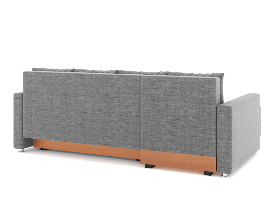 Диваны угловые в гостиную, Диван-кровать угловой Челси еврокнижка, рогожка