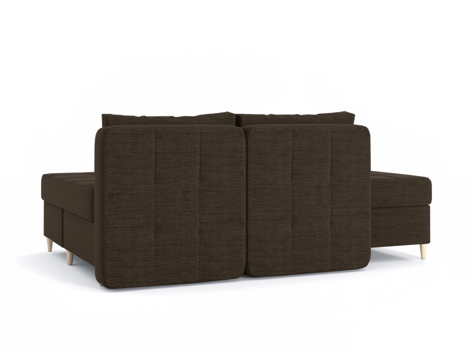 Диваны угловые в гостиную, Диван-кровать угловой Оливер 2 еврокнижка-трансформер, рогожка Люкс