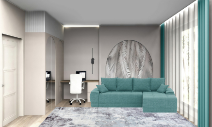 Диван-кровать угловой Нордвикс Мини, рогожка