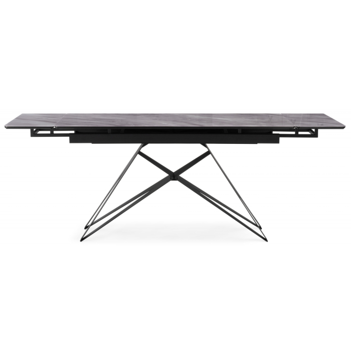 Обеденные столы, Стеклянный стол Блэкберн new 140(200)х80х75