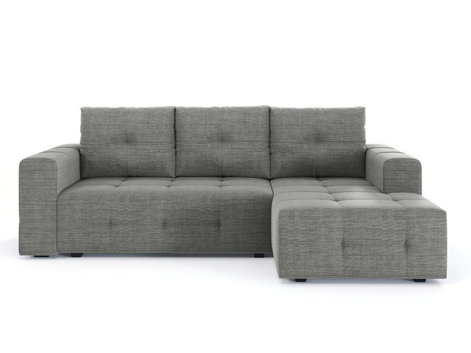 Диваны угловые в гостиную, Диван-кровать угловой Прадо, еврокнижка, рогожка Люкс