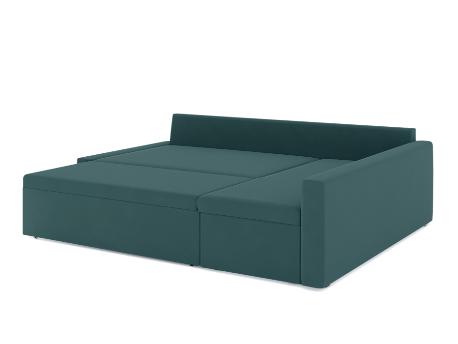 Диваны угловые в гостиную, Диван-кровать угловой Фрихетен дельфин, велюр