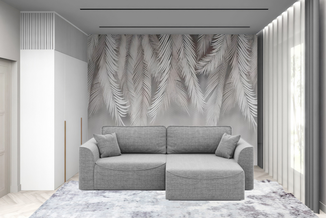 Мягкая мебель, Диван-кровать угловой Рафаэль еврокнижка НПБ, рогожка Люкс