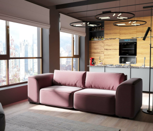 Диван-кровать еврокнижка Сиэтл,велюр