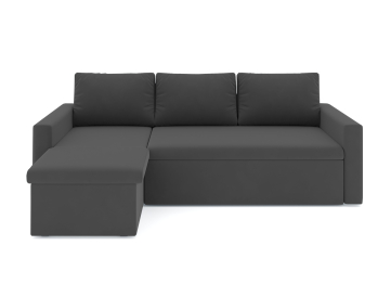 Диван-кровать угловой Турин дельфин, велюр