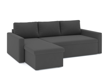 Диван-кровать угловой Турин дельфин, велюр