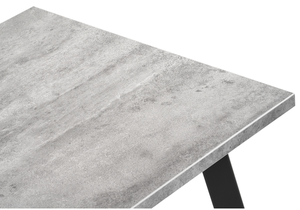 Обеденные столы, Стол деревянный Тринити Лофт 140 22 мм (матовый черный)