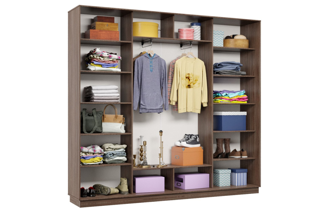 Шкафы-купе, Шкаф-купе Премьер 61 (14;14;14) трёхдверный