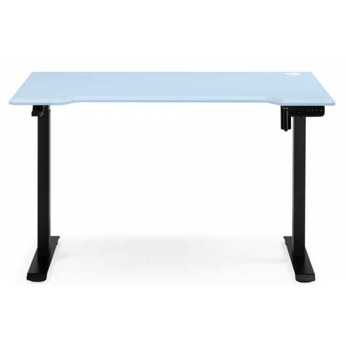 Прямые компьютерные столы, Компьютерный стол Маркос с механизмом подъема 140х80, черный