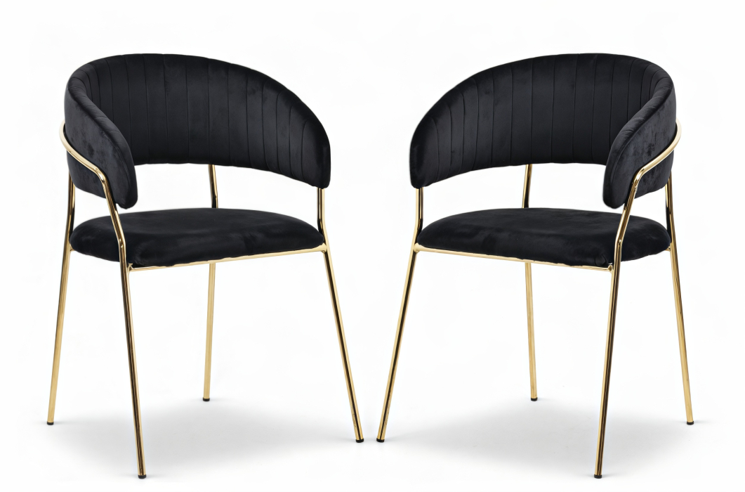 Стулья, Комплект стульев Whispered Fusion, золотой (Комплект 2 шт)